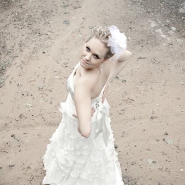Šilkinė vestuvinė suknelė 2011 metai