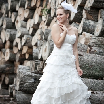 Šilkinė vestuvinė suknelė. 2011 metai